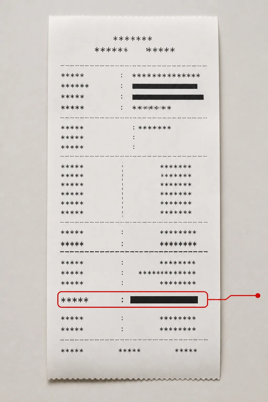 영수증 승인번호 확인 위치를 보여주는 카드 결제 승인번호 조회 방법 예시